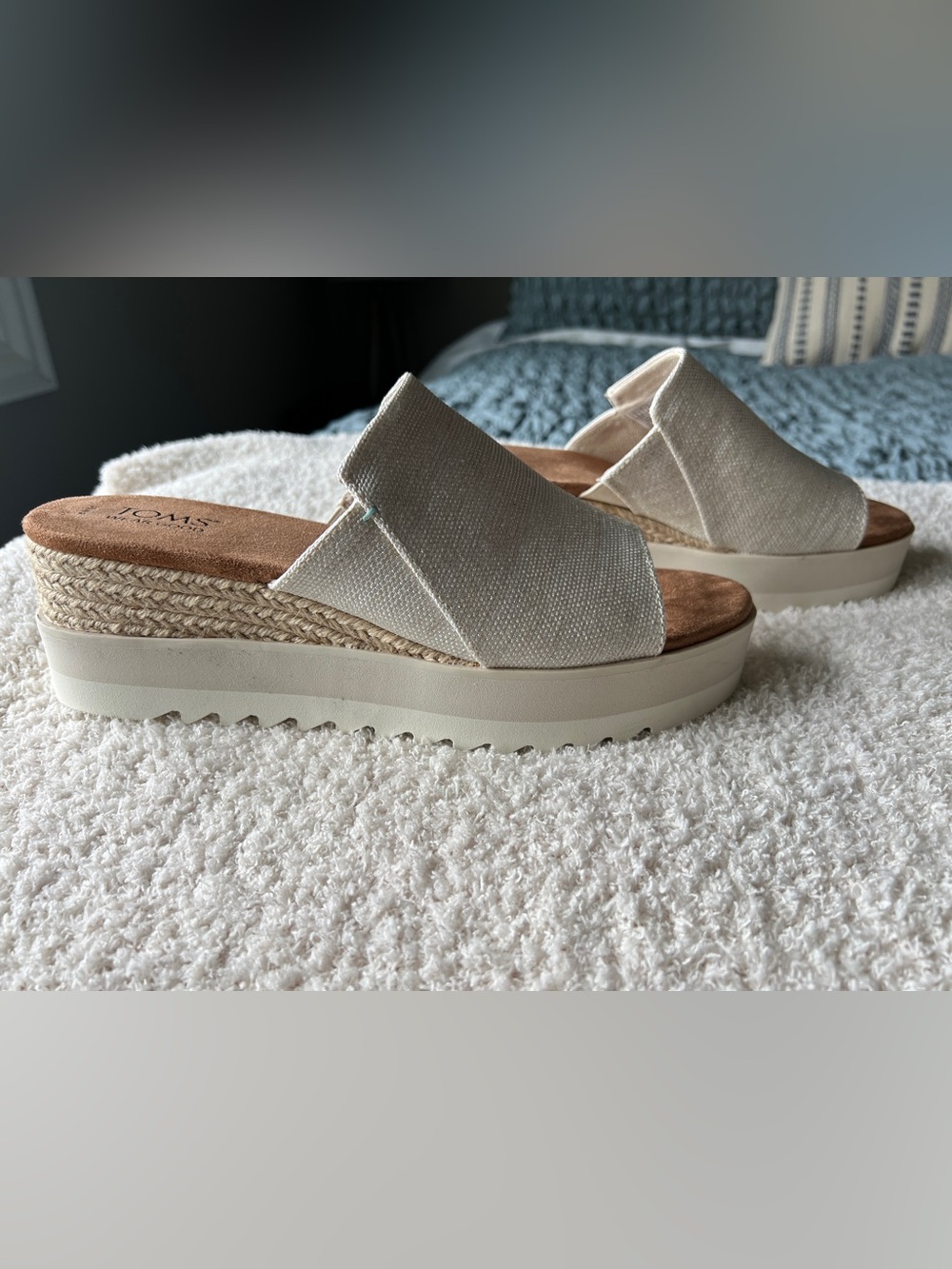 TOMS Diana Espadrille Mule Wedge